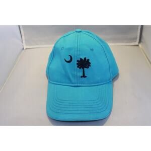 Strand Headware South Carolina Embroidered Palmetto Tree & Moon Cap/Hat Blue